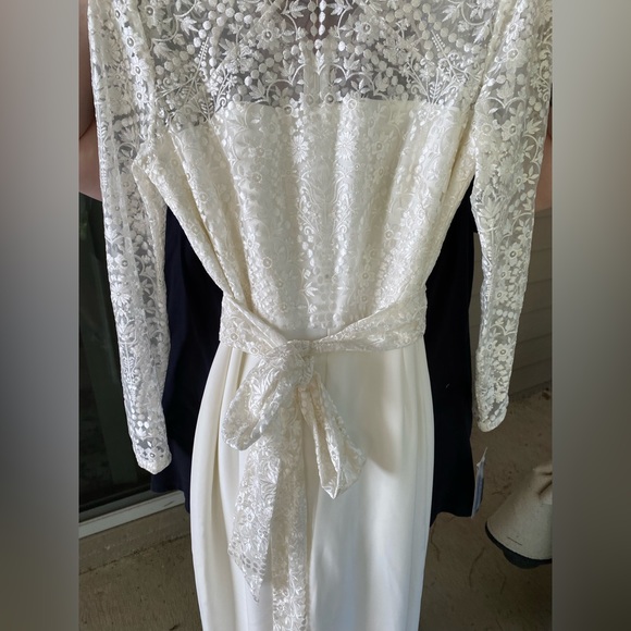 NWT Tahari White Lace Jumpsuit - Picture 3 of 7